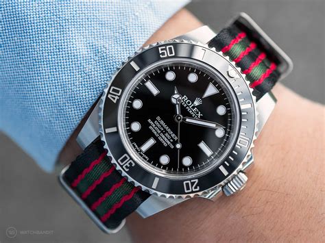 rolex submariner watch strap size|Rolex Submariner on nato strap.